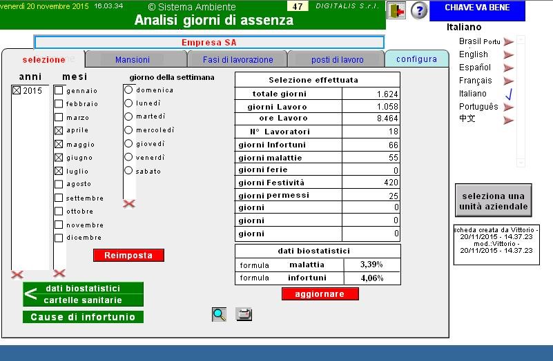 Creare una base dati che è analizzabile  Creare una base dati che è analizzabile
